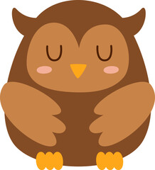 Childish Sleeping Owl