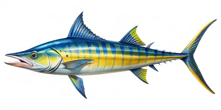 Wahoo Fish Color Pattern