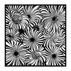 black and white seamless pattern