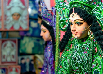 Durga Deity, Kumartuli, Kolkata, India