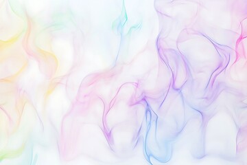 A soft blend of pastel colors merging seamlessly on a white background creating a gentle abstract pattern