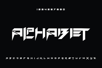 Rock Alphabet Fonts