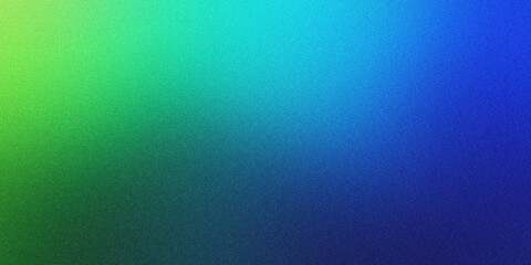 Grainy texture background, featuring with green, blue colors with noise texture effect. Ideal for use as a backdrop, header, poster, banner, cover design 