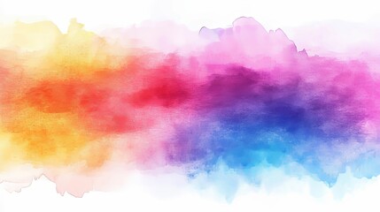 Abstract Watercolor Background with Blending Colors