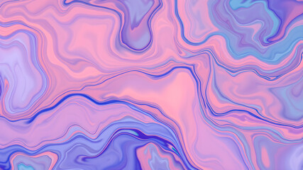 Obraz premium Marble texture background. Liquid marble pattern. Vector illustration. Pink, blue, purple colors.