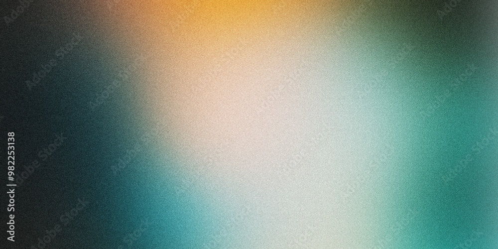 Poster abstract grainy texture background with noise effect color flow, use for backdrop header poster bann