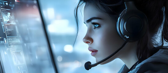 Agency Call Operator Attending Calls of Agents 