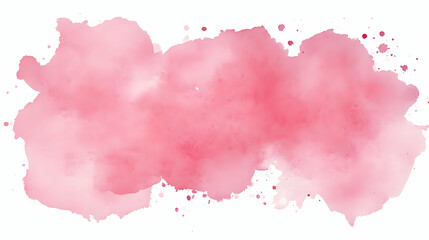 Obraz premium Abstract Watercolor Background with Pink Splashes and Soft Edges