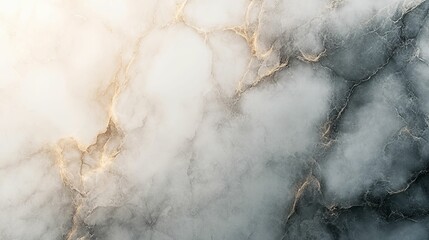 Abstract Grey and Golden Marble Texture Background