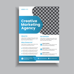 Professional Corporate Flyer Design Template, Vector And Business Template