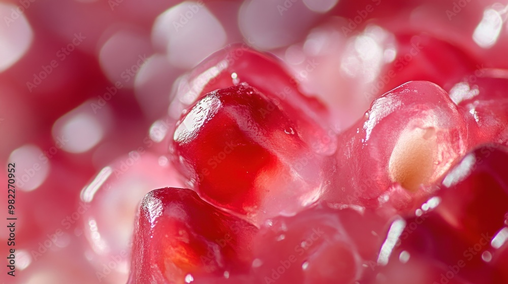 Poster Close-up of Pomegranate Seeds