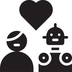 Love icon symbol vector image illustration
