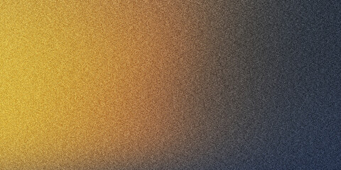 Grainy texture background, featuring with black, yellow colors with noise texture effect. Ideal for use as a backdrop, header, poster, banner, cover design
