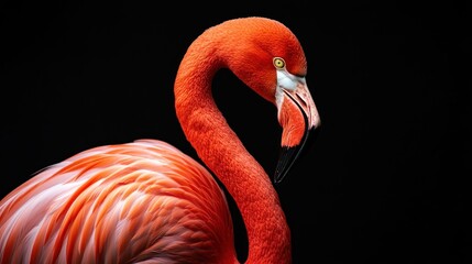 Pink Flamingo Close-Up