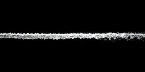 Grunge white chalk line on black background for emphasis , grunge, chalk, line, white, black, background, emphasize, texture