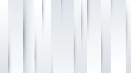 Obraz premium Vertical layered white stripes background