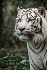 Fototapeta premium white bengal tiger