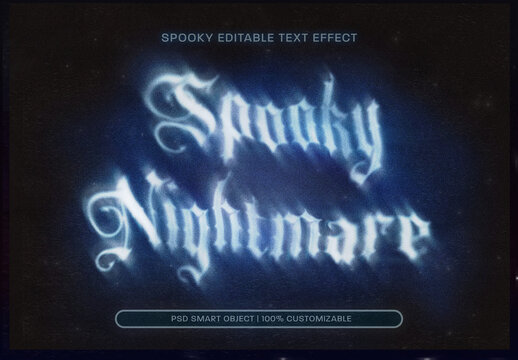 Spooky Cinematic Text Effect