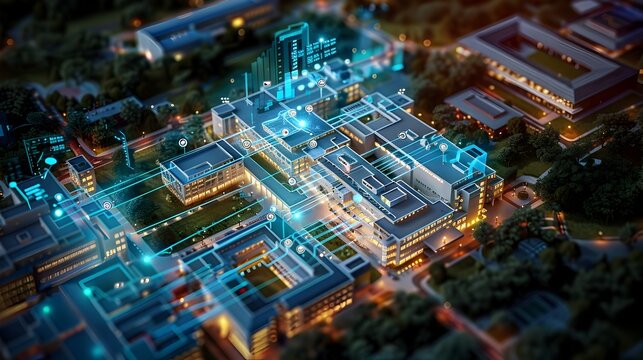 Digital Twin University Campus   Tracking Energy Facilities and Student Activities for Smart Optimization