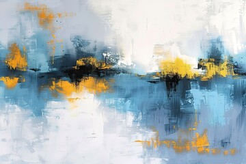 Abstract painted canvas. Oil paints on a palette. Colorful background