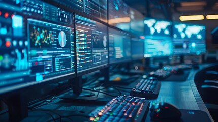 Advanced Persistent Threat Cybersecurity Monitoring and Mitigation System Dashboard Interface