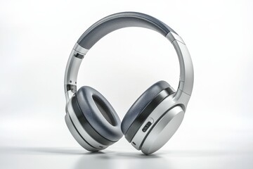 Modern Wireless Headphone Mockup Isolated created with Generative AI