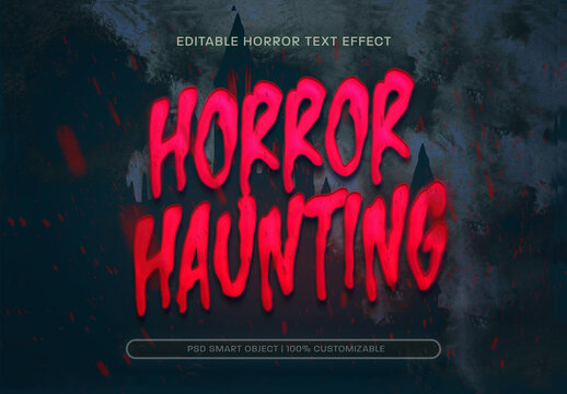 Horror Text Effect