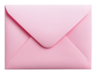 PNG Pretty pink envelope lying on a flat surface