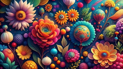 Digital wallpapers unleash colorful chaos, infusing devices with vibrant energy and playful creativity.