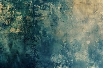 Fototapeta premium Photo of Toned grungy old plaster surface. Background texture for backdrops or mapping