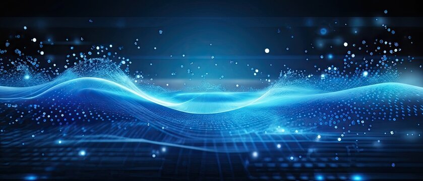 Abstract Digital Wave