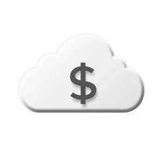Cloud Icon Representing Cloud-Based Financial Planning Solutions