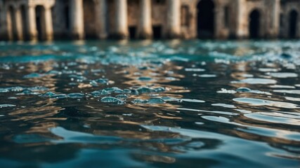 The sunken cityscape of Atlantis reveals the grandeur of a civilization once mighty and now hidden