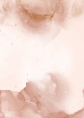 Hand painted neutral coloured watercolour background design 