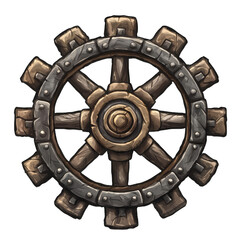 Obraz premium Hand-Drawn Vintage Gears