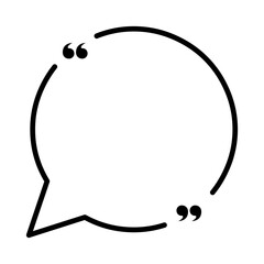 Quote Frames | Quotation Speech Bubble | Quotation Frame | Perfect for quotes, dialogues, speech, quotation, comment, message or reference.