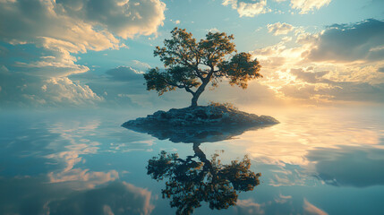 Serene Nature Landscape Wallpaper: High-Quality Scenic Backgrounds in Full HD