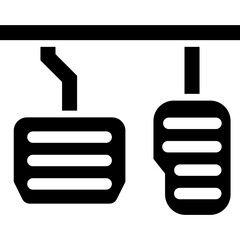 Brake Pedal Icon