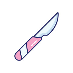Scalpel vector icon stock illustration