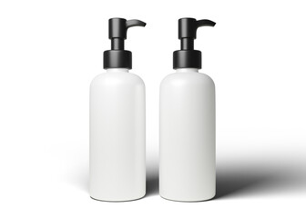 Shampoo bottle mockup