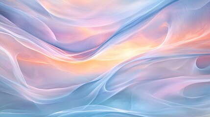 Obraz premium Abstract background with flowing lines and colors in pink, blue and orange.