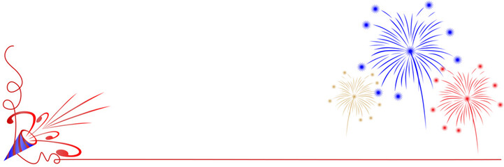 line art firework illustration background