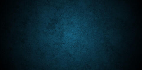 Abstract Dark blue stone wall grunge backdrop texture background. Vintage dirty grunge concrete wall. black blank backdrop vintage marbled textured border background.