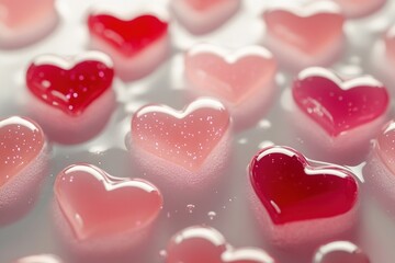 Obraz premium Small jelly hearts