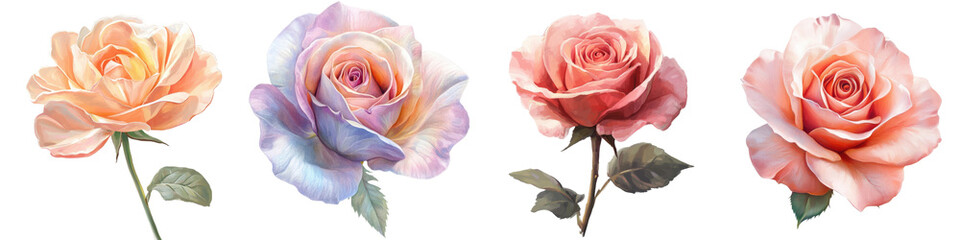 Stunning close up view of lush vibrant pink roses in full bloom showcasing their delicate petals soft texture and captivating elegance