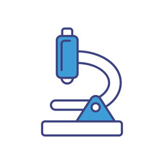 Microscope vector icon stock illustration