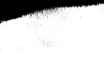 Grunge Vector Metal Texture Template. Dark Messy Dust Overlay Distress Background. Abstract Dotted, Scratched, Vintage Effect With Noise And Grain. Closeup monochrome overlay