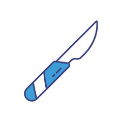Scalpel vector icon stock illustration