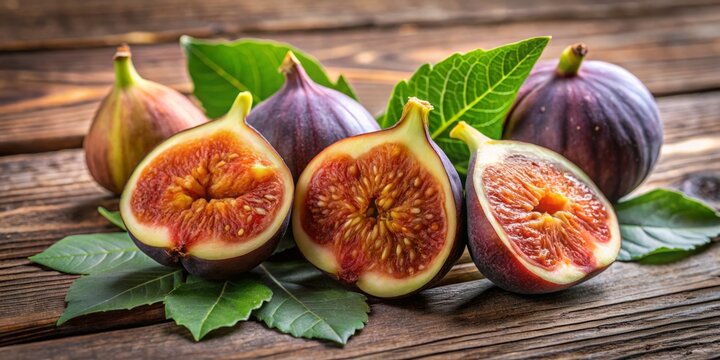 Twelve sun-kissed brevas lay quietly on a wooden platter, their smooth skin and juicy sweetness waiting to be