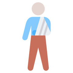Broken Arm Icon